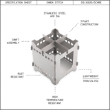 AS120 Backcountry Wood Stove