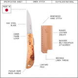 FGL020 Sheath & Kotoh VG10 Padauk Burr