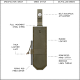 FGL450 Fixed Knife Sheath