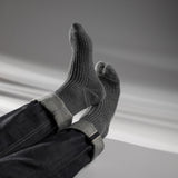 MW260 Grey Knitted Socks